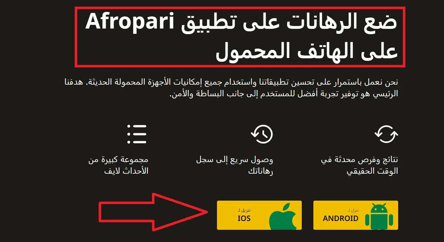AfroPari Download Interface