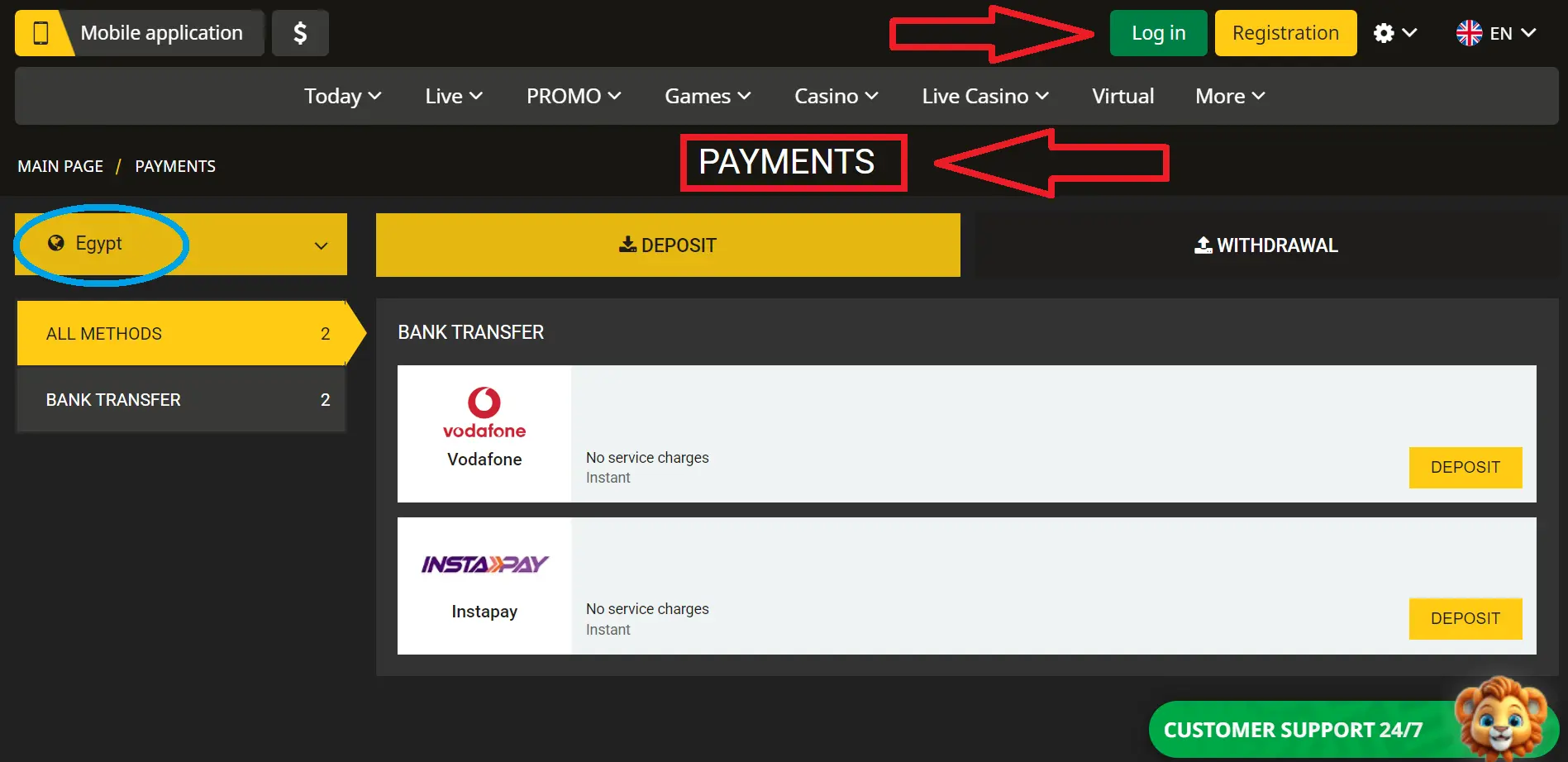Money Transactions on AfroPari 
